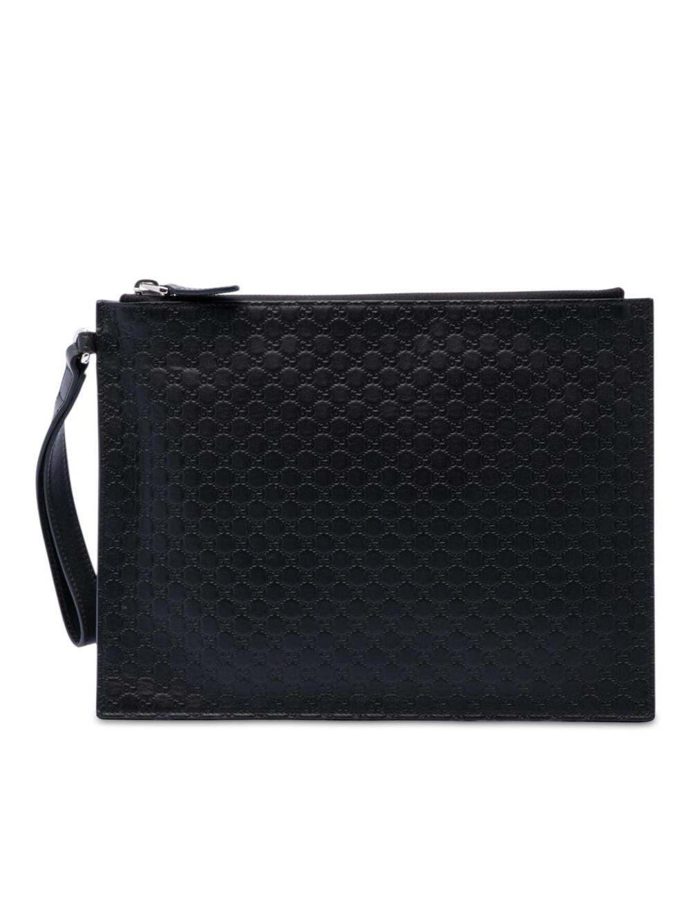 Gucci Microssima Clutch Pre-Loved Black #362312G47B